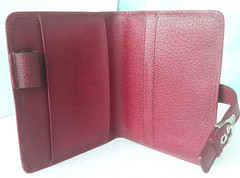 Franklin Covey ~ Ruby Genuine Leather Small Folio Organizer Cover ~ 6″ x 5″ ~New