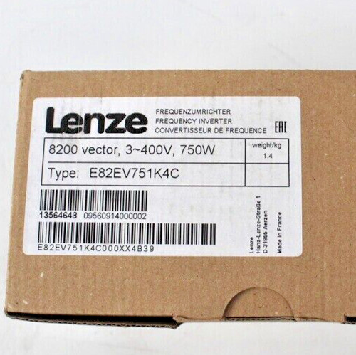 E82EV751_4C NEW LENZE E82EV751K4C 8200 Vector 0.75kW