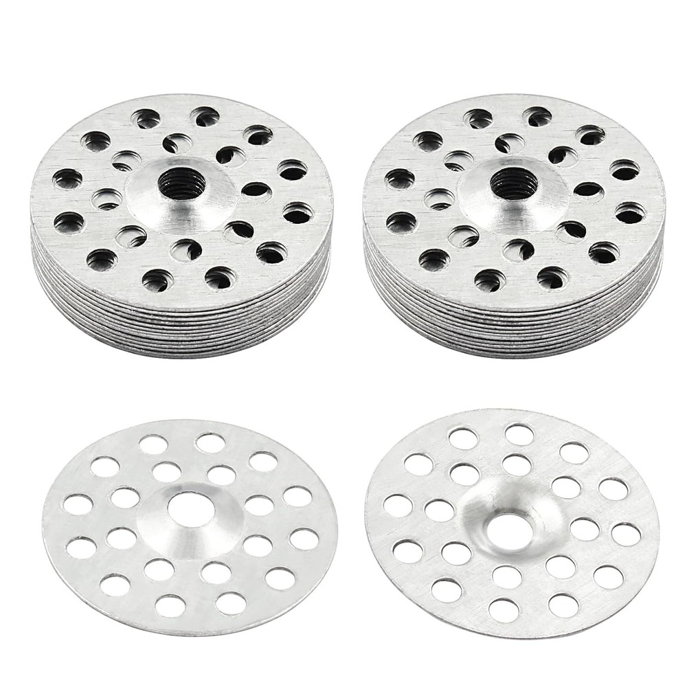 100 Pcs 1 Inch Metal Plaster Washer Repair for Wall Ceiling Drywall Hole Fixing