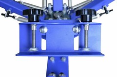 4 Color 1 Station Screen Printing Press Machine with Stand Printer for Shirt