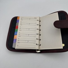 Worthington Pocket Planner Day Runner Floral Personal Organizer Binder 1990s