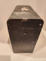 Vintage Porta Metal File Chest Union Steel Chest Corp Black/Green No 1012 No Key