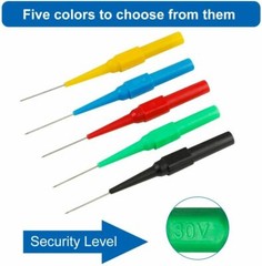 30PCS Automotive Back Probe Kit Multimeter Test Leads Wire Identified Probe Tool