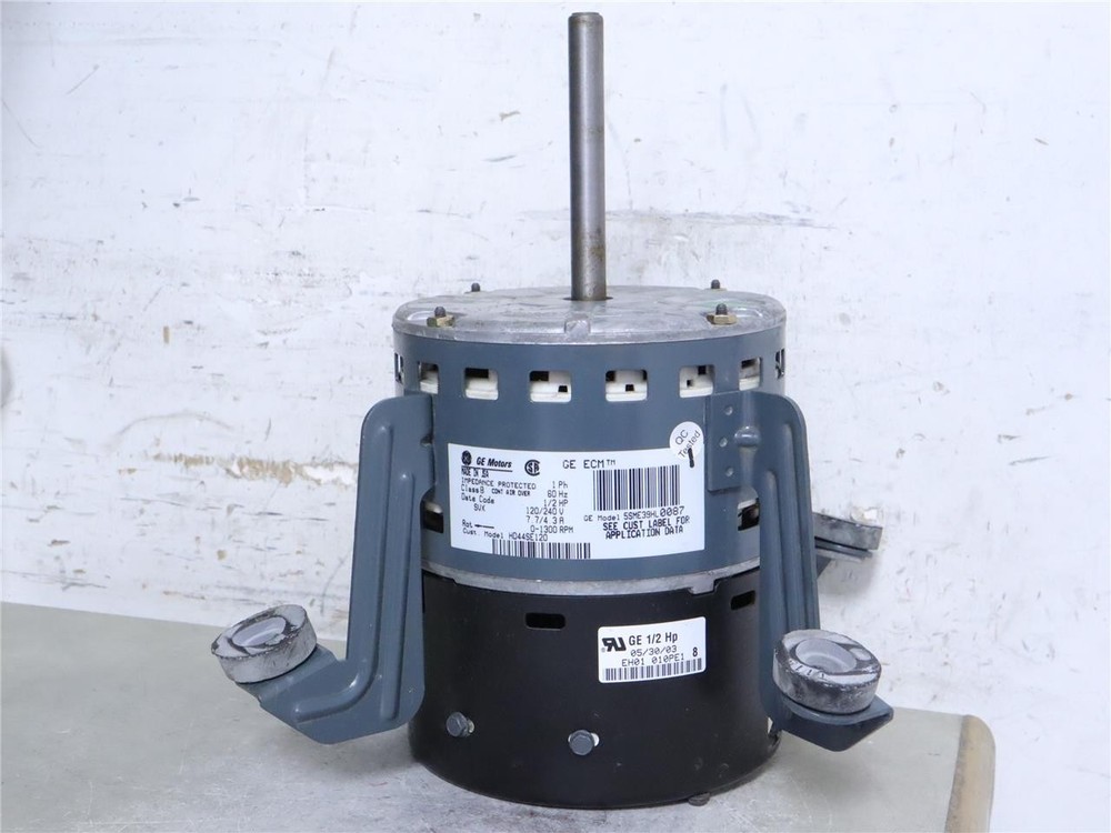 GE ECM 5SME39HL0087 1/2HP Furnace Blower Motor 120/240V 1300RPM HD44SE120