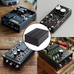 Aluminum Project Box Enclosure Case for DIY Audio Amplifier & Power Supply, 4.17