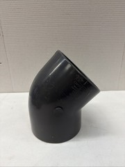 CHARLOTTE 817-060 6″ SCH 80 PVC 45° Elbow Fitting Slip x Slip Gray