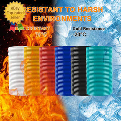 16 Gauge Wire – 600FT, 100FT Spool, 6 Colors, Copper Clad Aluminium, Low Voltage
