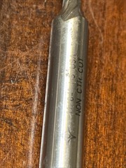 Cleveland .171” Diameter 4FLT .500LOC .375 Shank HS End Mill (D24)