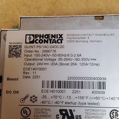 Phoenix Contact 2866776 QUINT-PS/1AC/24DC/20 Power Supply – PREFECT