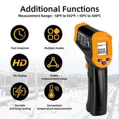 LCD Digital Non-contact Laser IR Infrared Thermometer Temp Meter Temperature Gun