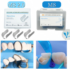 Dental Anterior Twin Matrices Cervical Matrix Blue Strip M8 Restoration Matrices