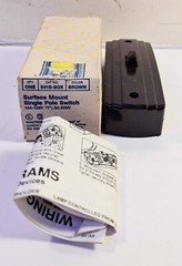 1 NEW EAGLE 541B-BOX SURFACE MOUNT SINGLE POLE SWITCH NIB ***MAKE OFFER***
