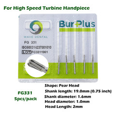 Wave Dental Surgical Burs Long Carbide Bur 25mm 557 557L FG 4 6 330 High Speed