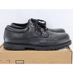 Skechers Work Shoes Mens 12 Black Relaxed Fit Memory Foam Slip Resistant – Good