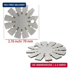 Stainless Steel Bevel Gauge – 15°-120° Knife & Axe Angle Finder | Precision Tool