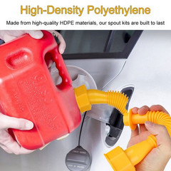 Replacement Gas Can Spout Nozzle Vent Kit for Plastic Gas Cans Old Style Cap