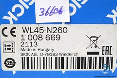 SICK WL45-N260 PHOTOELECTRIC SENSOR_NPN_60 mm x 105 mm x 105 mm_1 m – 55 m_LED