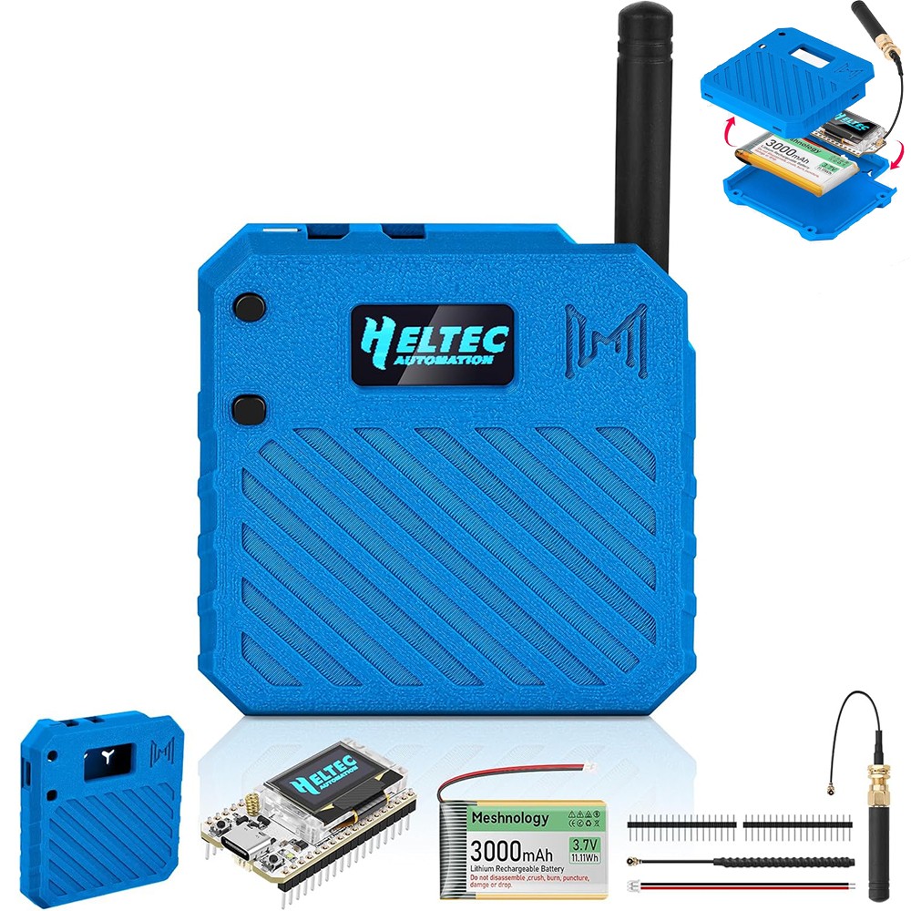 Meshtastic ESP32 LoRa V3 Development Board+Battery+ 915MHz Antenna with N33 Case