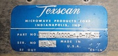 Texscan Tunable Bandpass Filter (500 -1000) 5VF 500/1000 – 1.0 – 75 – XX 75 Ohm