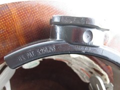 Vtg 70s MSA Fiberglass Skullgard Full Brim Construction Hard Hat Class G Oregon