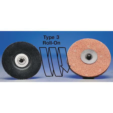 Merit 08834167113 Quick Change Disc, Zircalo, 2In, 120G, Pk100