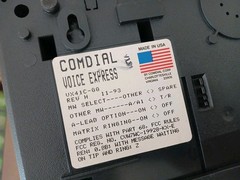 Vintage Comdial Voice Express Complete Office Secretary Company Desk Phone 1990s