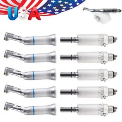 1-5 Yabangbang Dental Slow Speed Handpiece Contra Angle /Air Motor 4Holes Attach