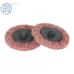 50Pcs 2Inch Medium Surface Conditioning Discs Roll Lock Grinder Sanding Pads