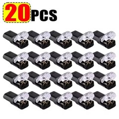NEW Double-Wire Plug-in Connector,Cable Clamp with Locking Buckle, 10~100pcs