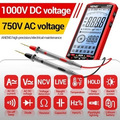 Digital Multimeter Voltmeter Tester TRMS 6000 Counts Rechargeable Auto Ranging
