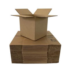 UOFFICE Corrugated Boxes 5″ x 5″ x 5″ Cube Boxes – Bundle of 25 Shipping Boxes