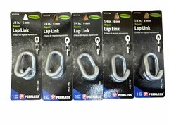 Lot of 5 Peerless 1/4” chain repair links #4717738