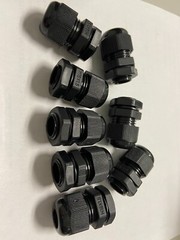 8 cord grip Cable Gland 6-4 AWG firewall Bushing NYLON black