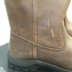 CAT Caterpillar P51034 Drawbar Pull-On Soft Toe Summer Brown Work Boots Shoes