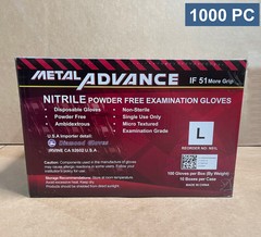 Black Nitrile Examination Gloves 5mil, Heavy Duty 1000 Pieces New (S M L XL)
