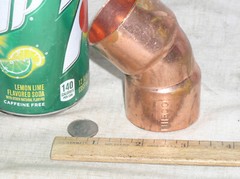 NEW NIBCO 1-1/2-INCH x 1-1/2 IN INCH COPPER 45-DEGREE SWEAT ELBOW EL ELL USA