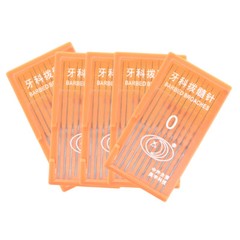  10pcs/box 0/00#/000## Dental Barbed Broaches Endodontic Stainless Steel