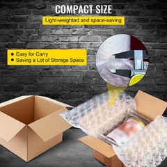 984ft x16″ Air Cushion Machine Film Small Bubble Pillow Packaging Padding 1 Roll