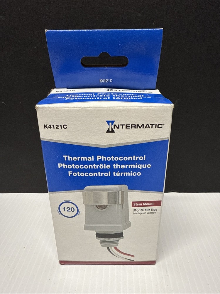 Intermatic K4121C Stem Mount Thermal Photo Control 120V 15AMP