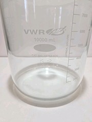 VWR 10L Round Wide Mouth Media Storage Bottle No Screw Cap. 10754-826