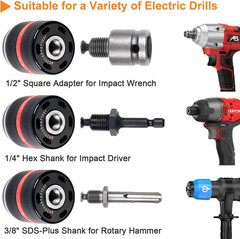 Keyless Drill Chuck for Milwaukee,1/2-20Unf Mount 1.5-13Mm Self-Tighten Drill