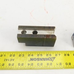 H & R Mfg. 82-20 60° Soft Lathe Chuck Jaws 4″ L x 1-1/2″ W x 1.98″ H Lot Of 3