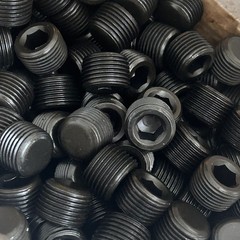 NPT HEX PLUGS PIPE PLUG MALE THREAD STEEL FITTINGS 1/16″1/8″ 1/4″ 3/8″ 1/2″ 3/4″