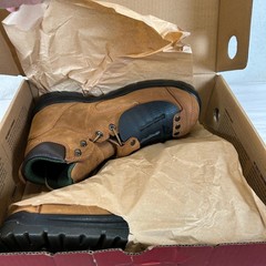 Red Wing 4456 King Toe Mens 11.5 D Brown Leather Metatarsal Guard Work Boots EH