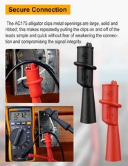NEW Fluke AC175 Insulated Alligator Clip Flexible Boots for Test Leads