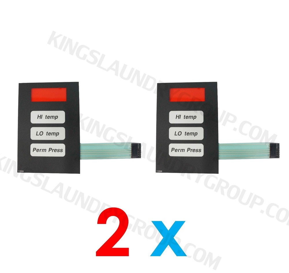 2 pcs Phase 5 Coin Keyboard Keypad For American Dryer, ADC Stack Dryer # 112526