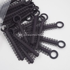 1040 Pcs/Bag Orthodontic Dental Elastic Braces Rubber Ligature Ties 37 Colors