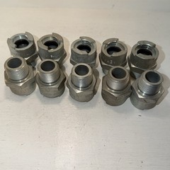 Lot Of 10 New Perfecting Coupler Co. Quick Connect Bowes Coupler 3/4″ Male NPT