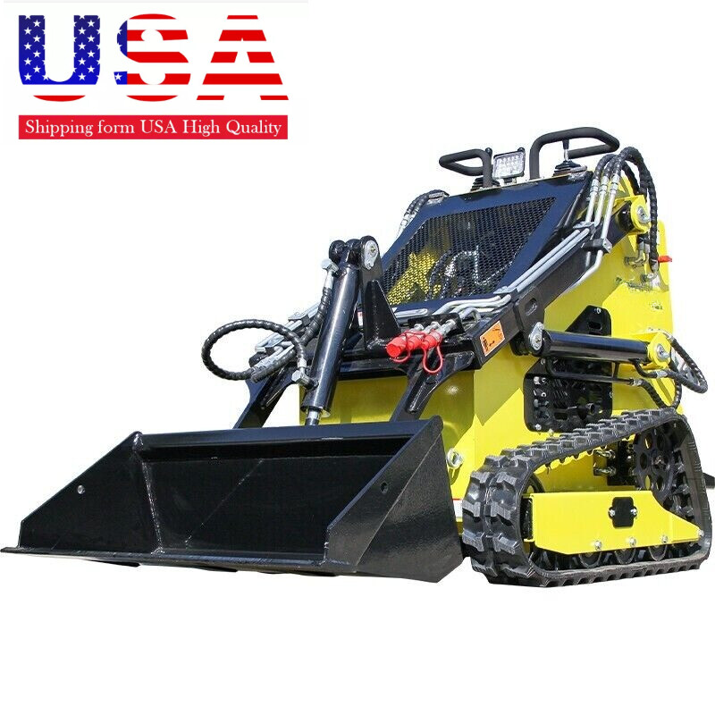 2025 Brand New Mini Skid Steer Track Loader 13.5HP Upgraded Free Ship USA Stock