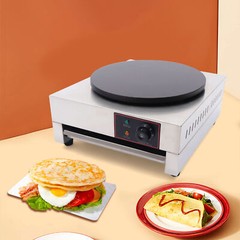 1700W 16″ Commercial Electric Crepe Maker Pancake Baking Hot Plate Crepe Machine